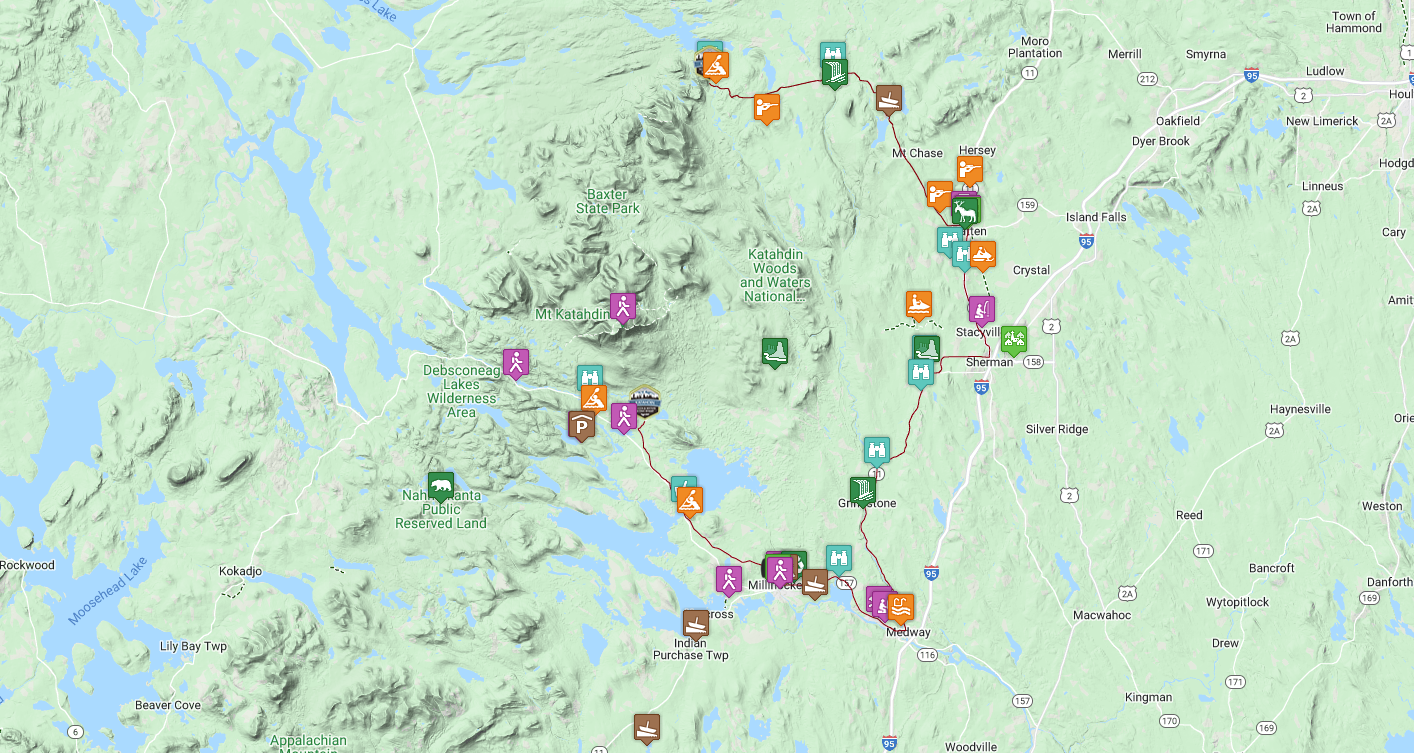 Trail Maps + Compasses