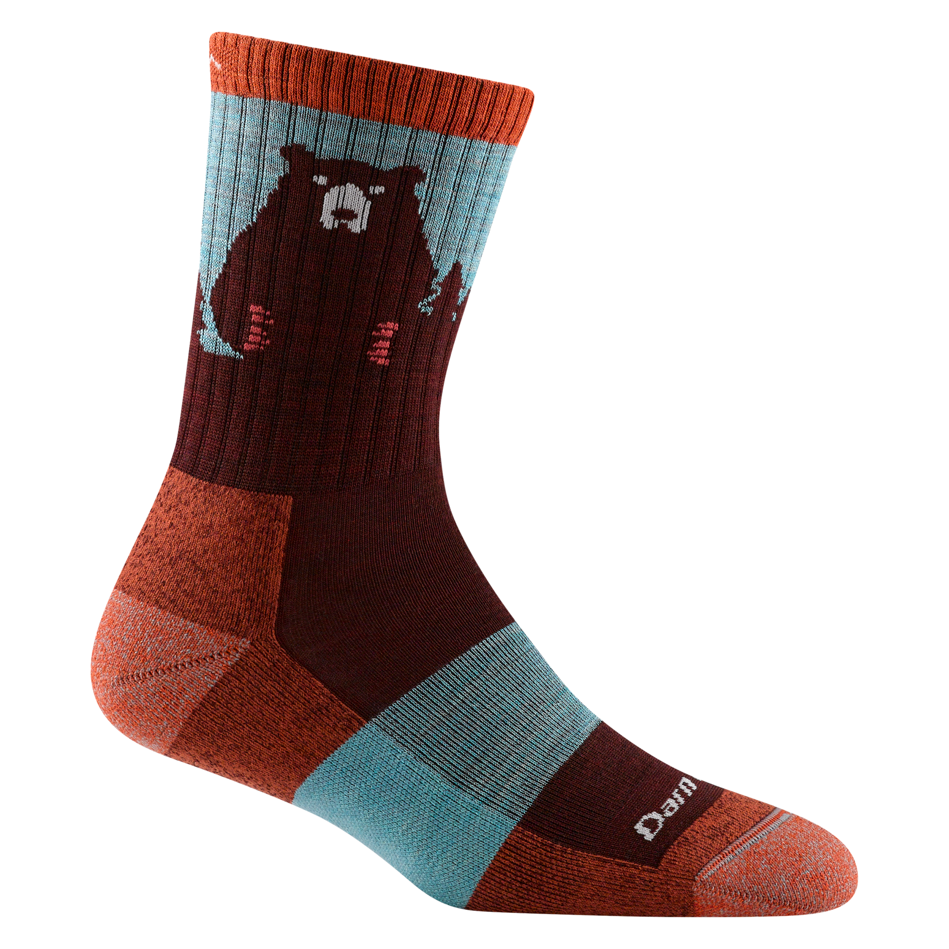 Women's Bear Town Micro Crew Lightweight Hiking Sock