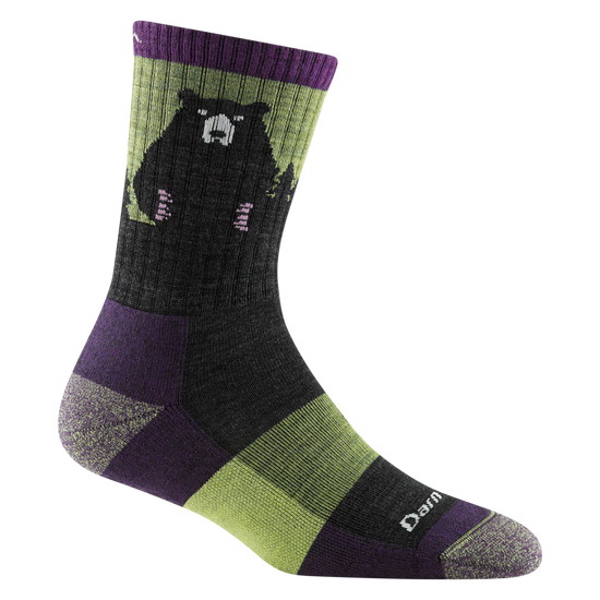 Women's Bear Town Micro Crew Lightweight Hiking Sock