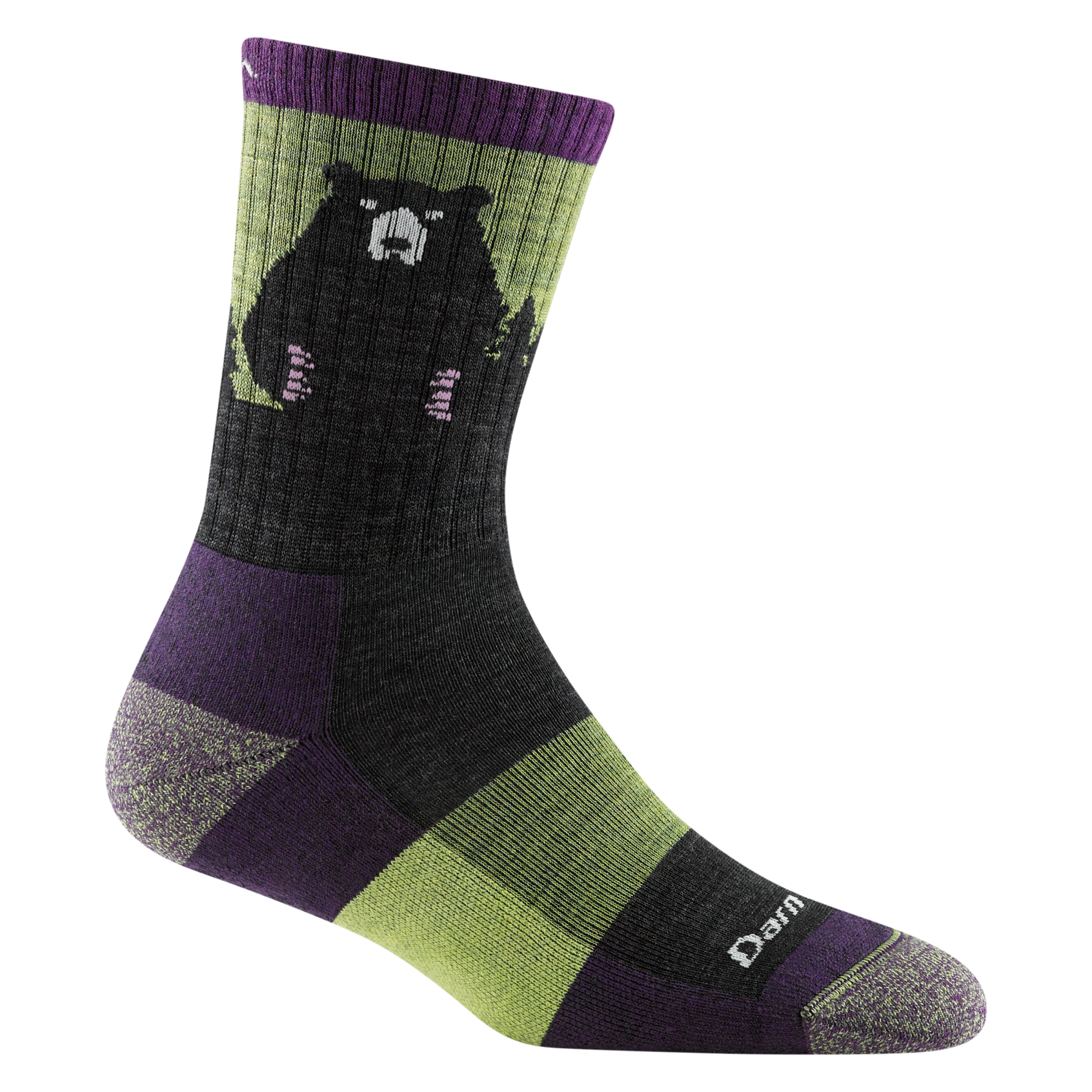 Women's Bear Town Micro Crew Lightweight Hiking Sock