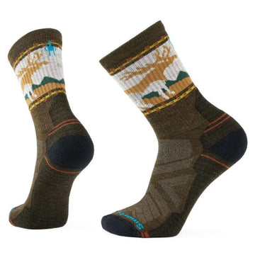 Men's Hike Light Cushion Mountain Moose Crew Socks