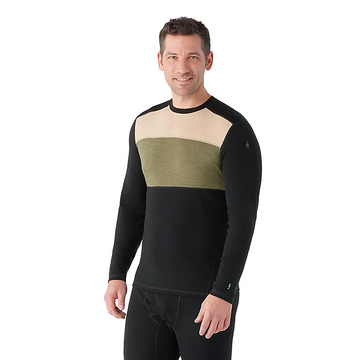 Men's Classic Thermal Merino Base Layer Colorblock Crew