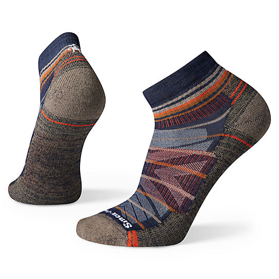 Men's Hike Light Cushion Pattern Ankle Socks