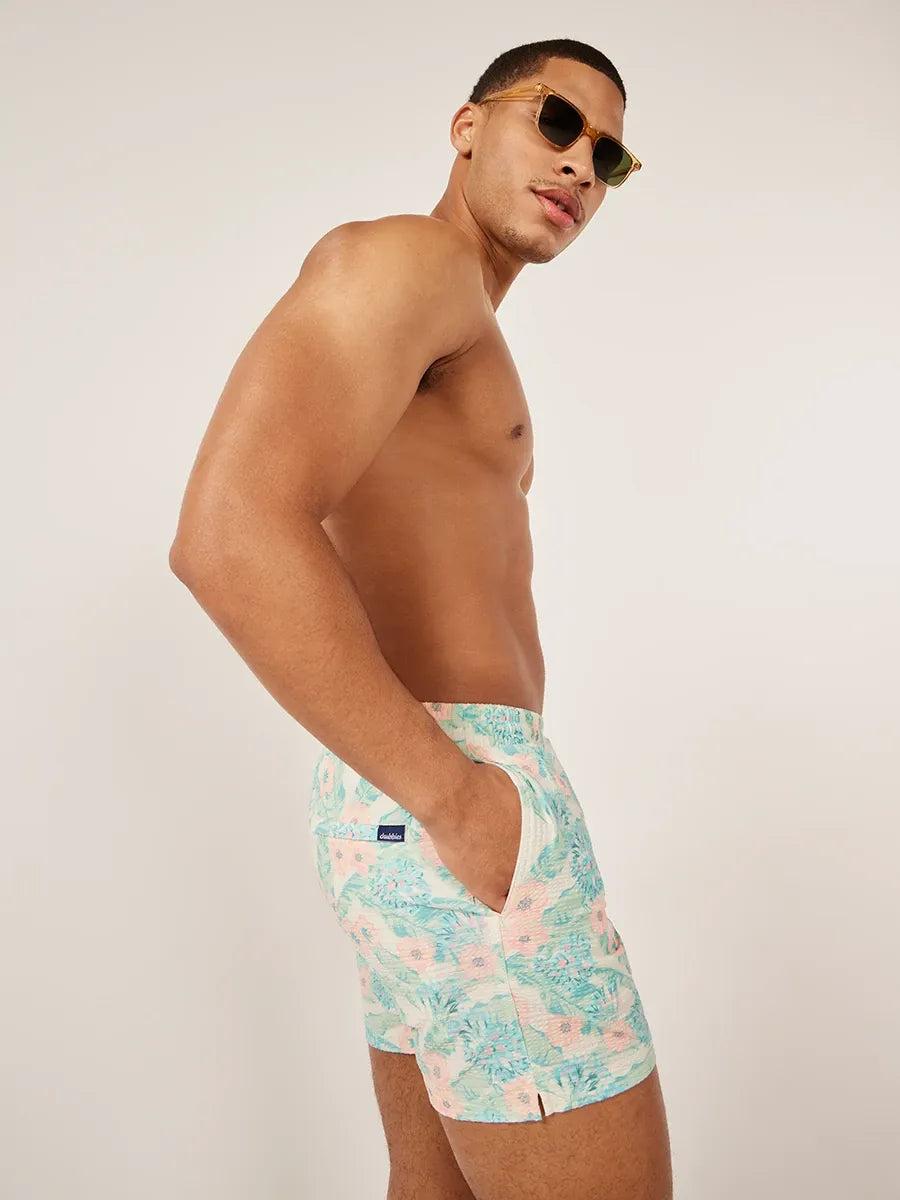 Men's Seersucker Classic Swim Trunk