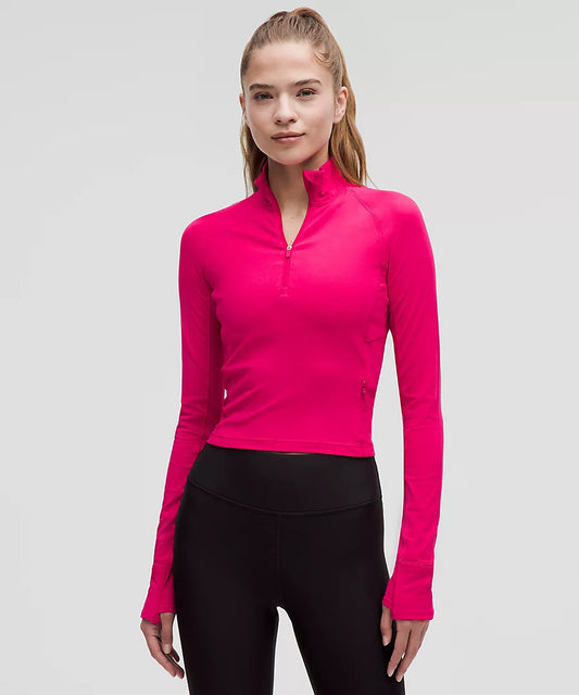 Women's It's Rulu Run Cropped Half Zip