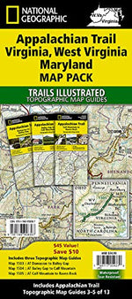 Appalachian Trail: Virginia, West Virginia, Maryland [Map Pack Bundle]