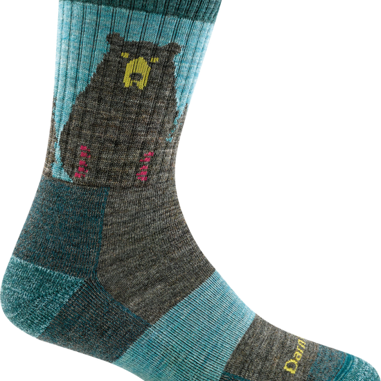 Women's Bear Town Micro Crew Lightweight Hiking Sock