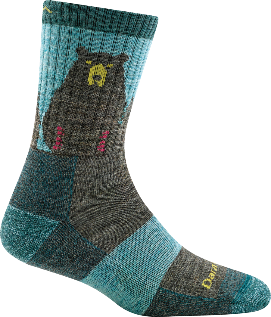 Women's Bear Town Micro Crew Lightweight Hiking Sock