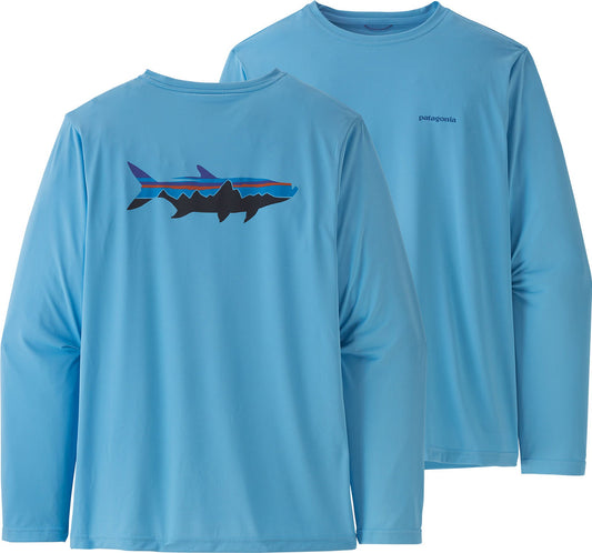 Men's Long Sleeve Capilene Cool Daily Fish Graphic Shirt