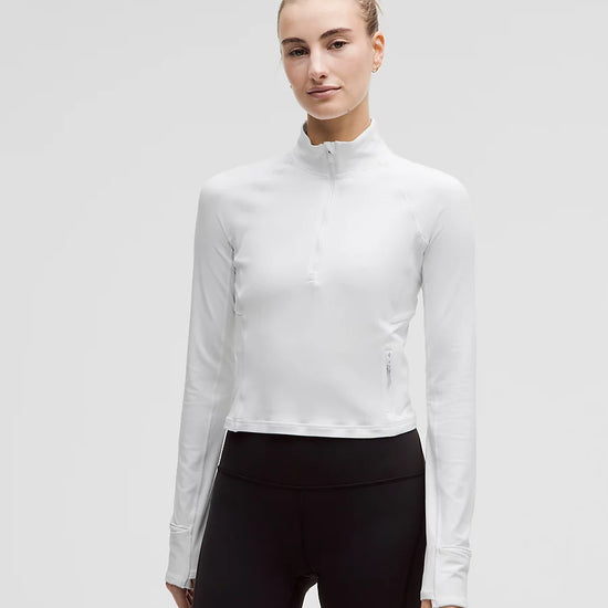 Women's It's Rulu Run Cropped Half Zip