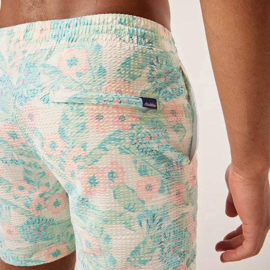 Men's Seersucker Classic Swim Trunk