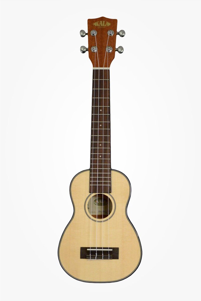 Solid Spruce Mahogany Long Neck Soprano Ukulele