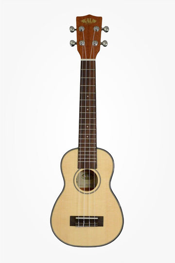 Solid Spruce Mahogany Long Neck Soprano Ukulele