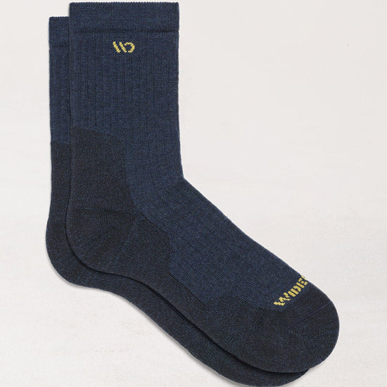 Men's Solid Midweight Micro Crew Sock