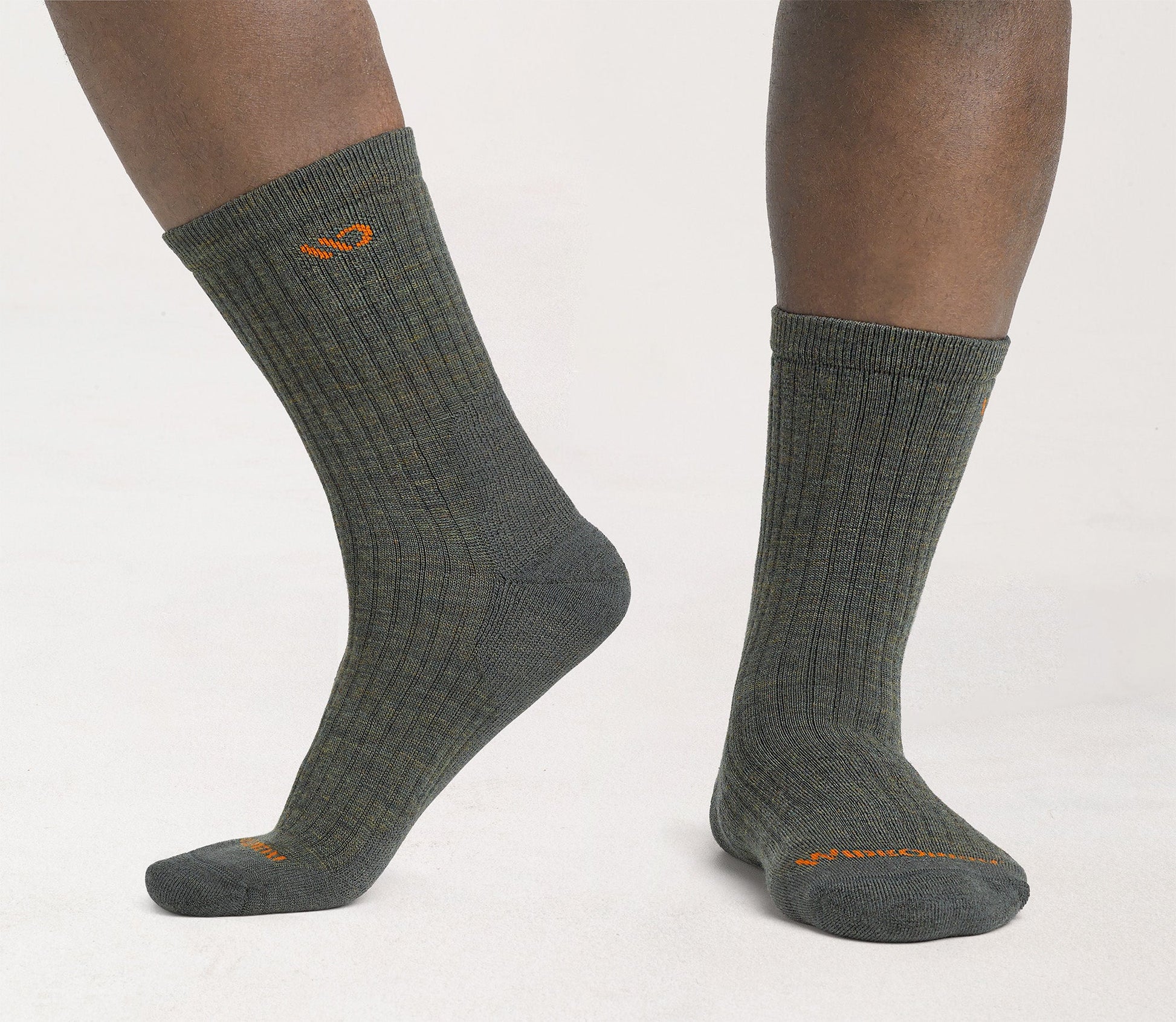 Men's Solid Midweight Micro Crew Sock