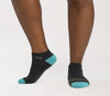 Women's Solid Midweight No Show Sock