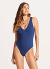 Sea Dive Deep V-Neck One-Piece